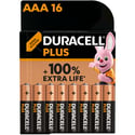 Алкални батерии ААА Duracell Plus Power MX2400 AAA - 16 броя