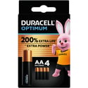 Алкални батерии АА Duracell Optimum MX1500 AA - 4 броя