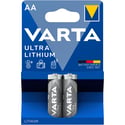 Литиеви батерии АА Varta Lithium AA - 2 броя