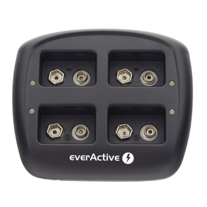 Зарядно за 4 акумулаторни батерии 9V EverActive