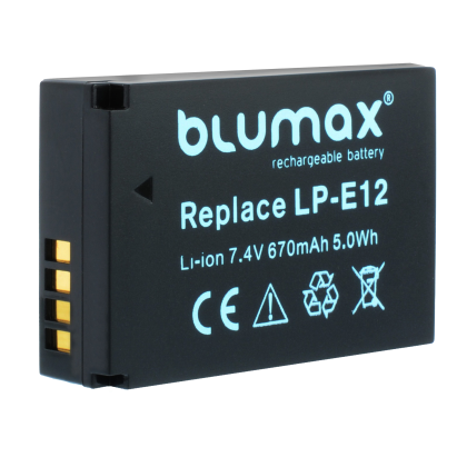Батерия за фотоапарат Canon LP-E12, 670mAh