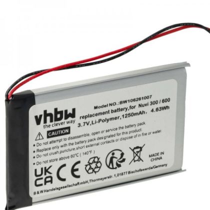 Батерия за навигация Garmin Nuvi 300, Nuvi 600 - 3.7V, 1250 mAh