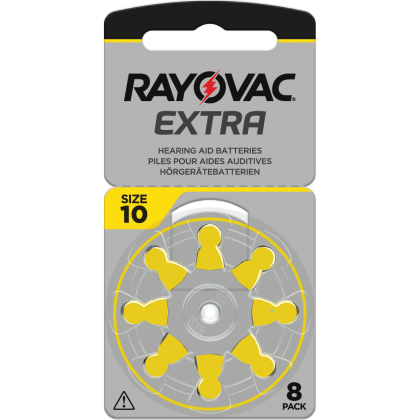 8 Батерии за слухов апарат 10 Extra Advance - Rayovac
