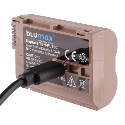 Батерия за фотоапарат Nikon EN-EL15C - 2400mAh + USB Type C