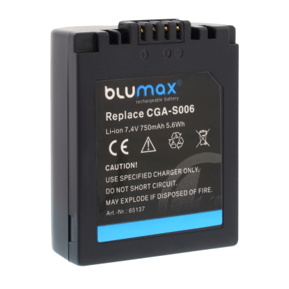 Blumax батерия за Panasonic CGR-S006 Li-Ion 750mAh