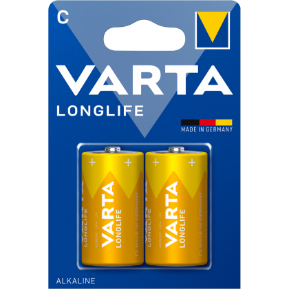 Алкални батерии C - LR14 Varta Longlife LR14