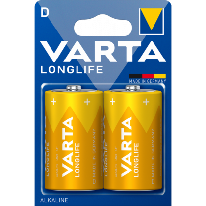Алкални батерии D - LR20 Varta Longlife LR20