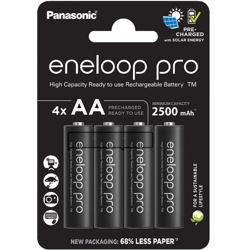 Акумулаторни батерии Panasonic Eneloop Pro AA 2500 mAh - 1.2V