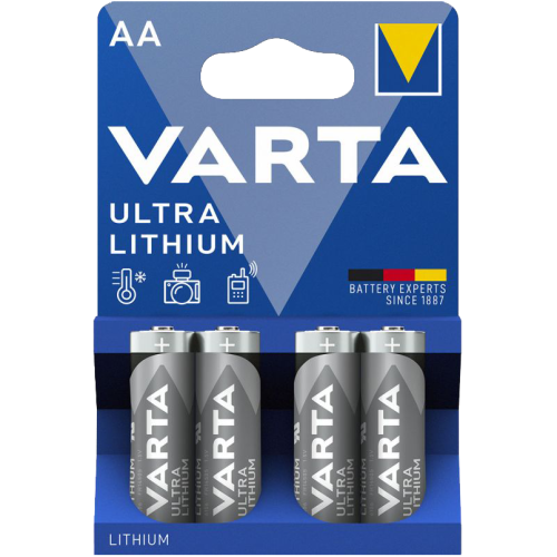 Литиеви батерии АА Varta Lithium AA - 4 броя