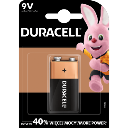 Алкална батерия 9V - Duracell Basic MN1604 9V