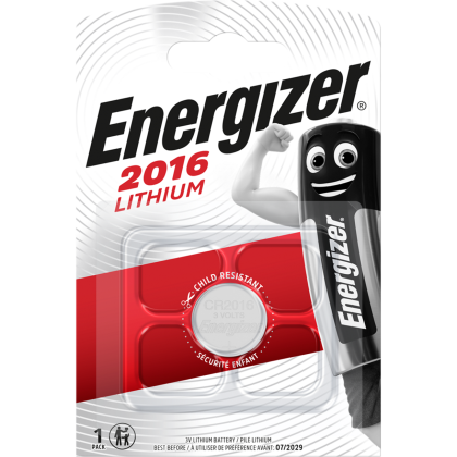 Литиева батерия CR2016 Energizer ECR2016 - 3V