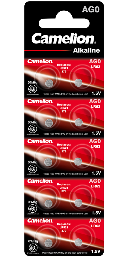 Алкални батерии AG0 Camelion - LR63 - LR521